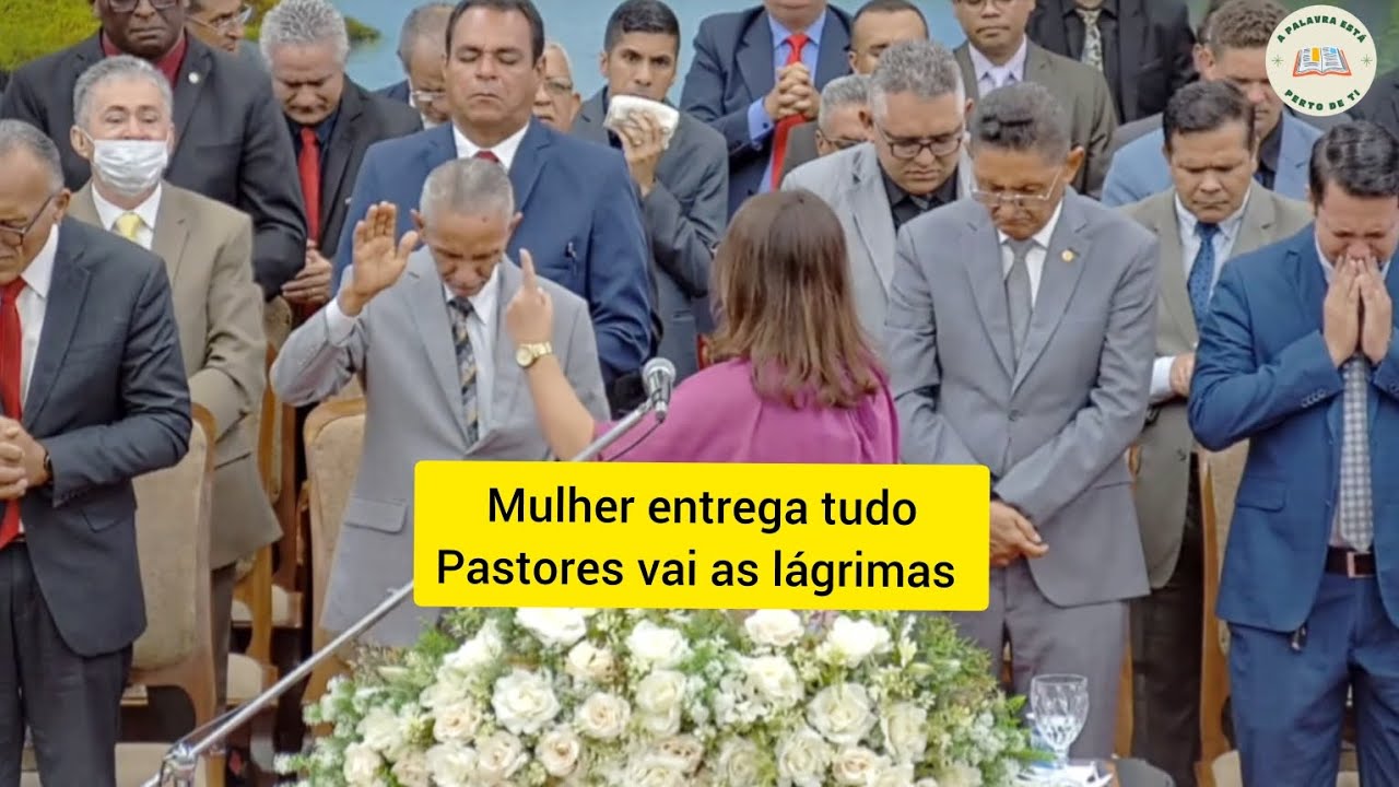 Círculo de Oração Pr. José Carlos de Lima. Mulheres Cheias da presença de Deus pregando a palavra