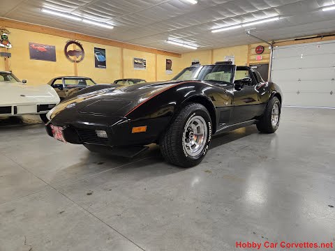 1978 Black L82 4spd Corvette T Top