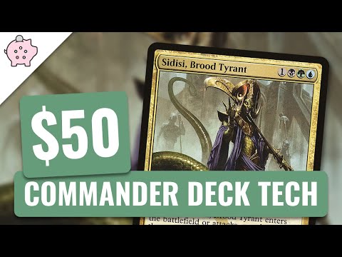 Sidisi, Brood Tyrant | EDH Budget Deck Tech $50 | Self Mill | Magic the Gathering | Commander