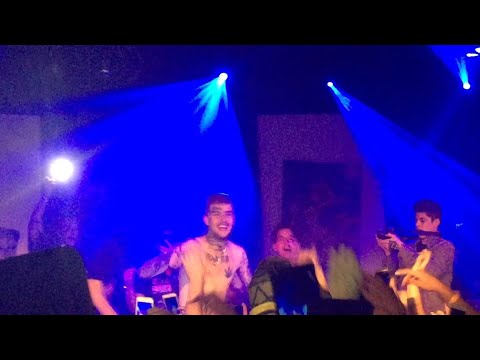 Lil Peep - Sometimes Life Gets Fucked Up(U Said)live in LA(Echoplex) 10/10/2017