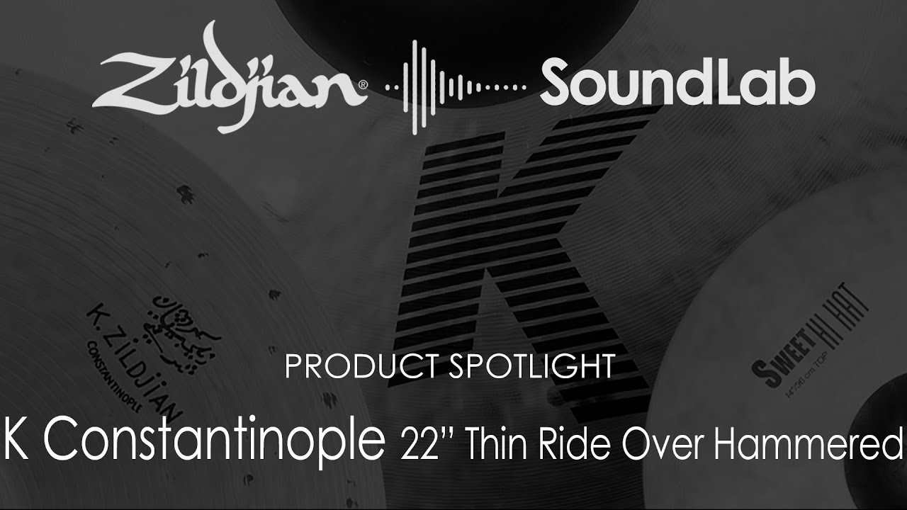 Zildjian K Constantinople 22" Thin Ride Over Hammered