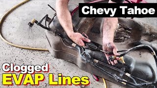 2005 Chevy Tahoe Fuel Filling Slowly PART 2 Clogged Vent Lines