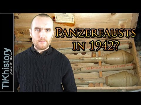 Panzerfausts in 1942? Apparently so...