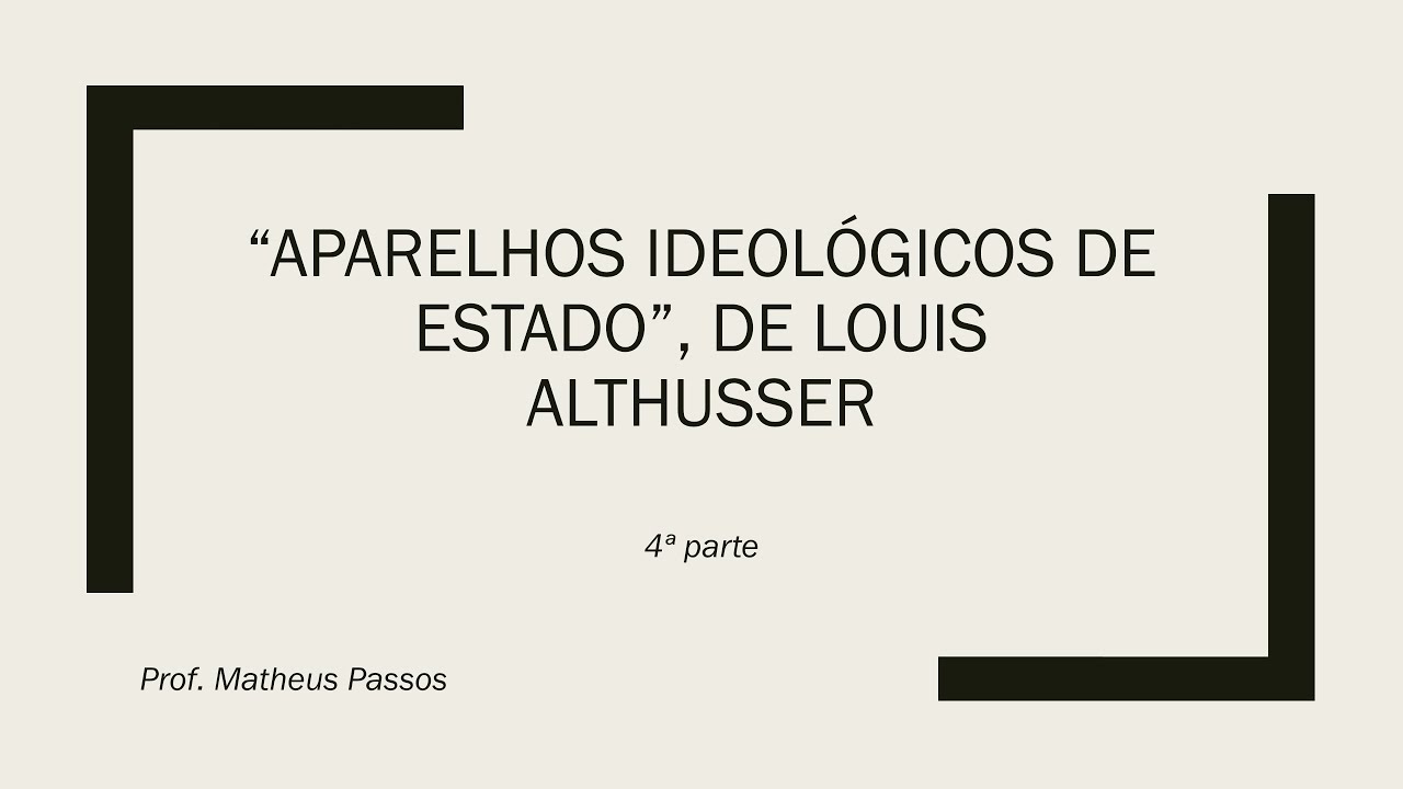 A reprodução das relações de produção (Louis Althusser)