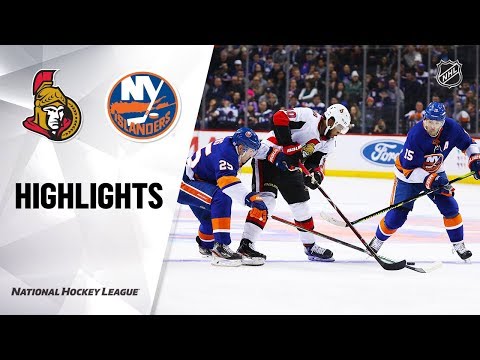 NHL Highlights | Senators @ Islanders 11/05/19