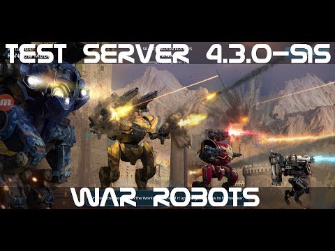 War Robots Test server 4.4.0 (515) - NEW Corrosion WEAPONS were adjusted