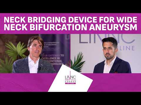 Why consider using a dedicated neck bridging device for wide neck bifurcation aneurysms?