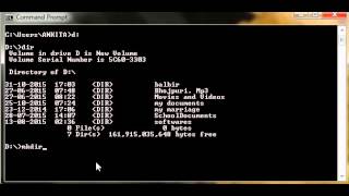 Creation of Directory in Ms Dos Using MKDIR Command