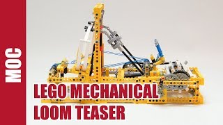 preview picture of video 'Lego Small Mechanical Loom Machine Teaser'