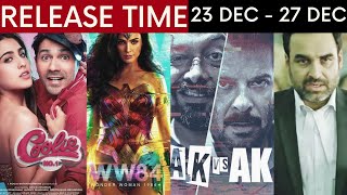 AK vs AK Netflix | Coolie No. 1 Amazon | Criminal Justice 2 Hotstar | Release Time & Date | Faheem