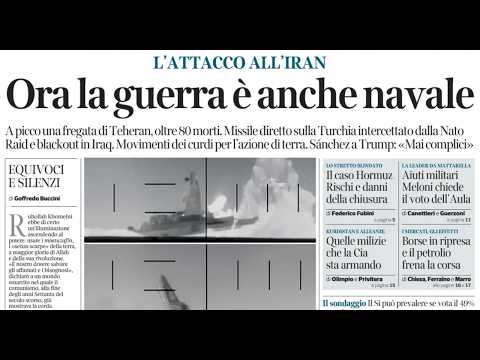 PRESS REVIEW MARCH 5, 2026. ITALIAN NATIONAL NEWSPAPERS FRONT PAGES OF TODAY'S NEWSPAPERS