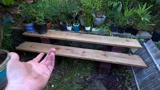 Making a New Garden Space With DIY Plant Shelves New Tomato Planter