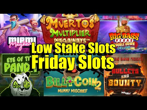 Thumbnail for video: Fridays Slot Session, 27 Slots in Total, Big Bass Vegas, Bill & Coin2 Super, Napoleon & So Much More