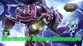 Un deck d'arène Chaman 🐺 Élémentaire 🐺 ( Hearthstone )