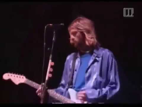 kurt Cobain playing a Jag-Stang