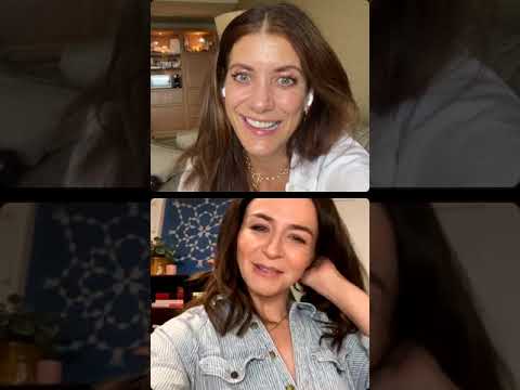 Kate Walsh, Caterina Scorsone IG LIVE