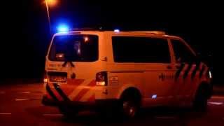 preview picture of video 'Politie en ambulance met  spoed naar meldingen in'