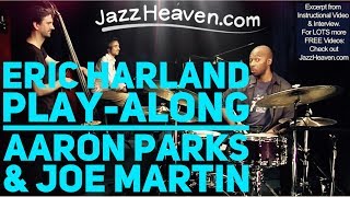 Eric Harland Trio Blues with Aaron Parks & Joe Martin JazzHeaven.com 