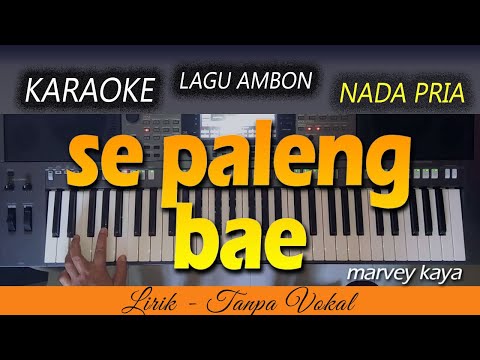 PALENG BAE Karaoke | Nada Pria - Marvey Kaya