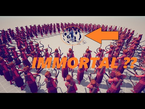 Dark Peasant VS 100 Artemis ! Tottaly Accurate Battle Simulator TABS