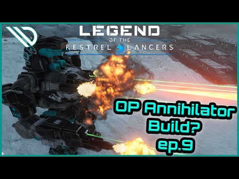 OP Annihilator Build | Mechwarrior 5: Mercenaries DLC 'Legend Of the Kestrel Lancers' Modded