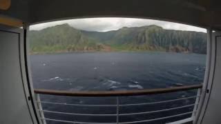 Norwegian (NCL) Pride of America Balcony 9672 Na Pali Coast Kauai, Hawaii