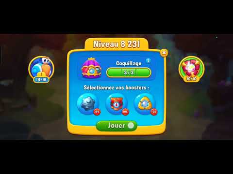 Fishdom level 8228 to 8234 / niveau 8228 au 8234