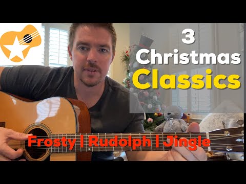 3 Christmas Classics Using 4 Chords | Beginner Guitar Lesson