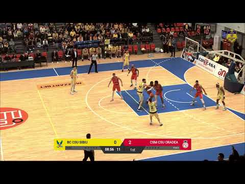 LNBM MOZZART 2022-2023: BC CSU Sibiu - CSM CSU Oradea (SEMIFINALS, Game 3)