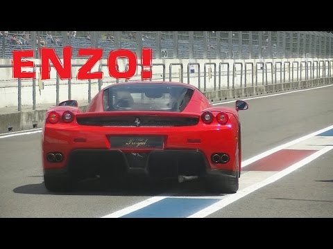 LOUD Ferrari Enzo | Start-Up, Rev & Track Action!
