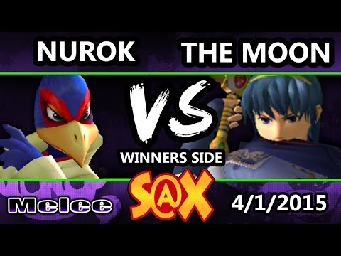 S@X - Nurok (Falco) Vs. CTRL | The Moon (Marth) SSBM Tournament - Smash Melee