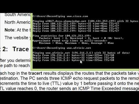 1.1.1.9 Lab - Mapping the Internet