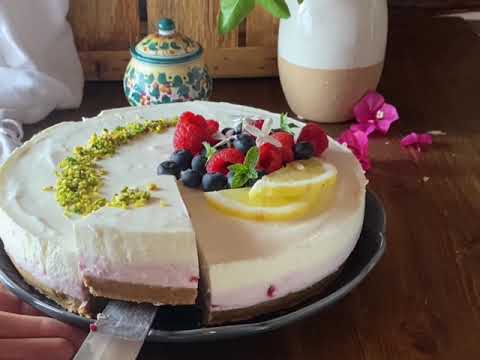 Cheesecake ai frutti di bosco senza cottura