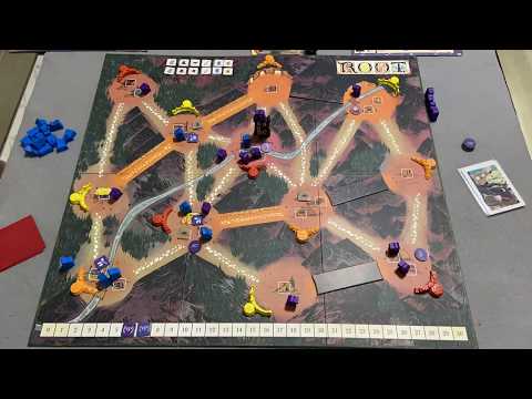 Root! Eyrie Dinasties vs the Corvid Conspiracy timelapse