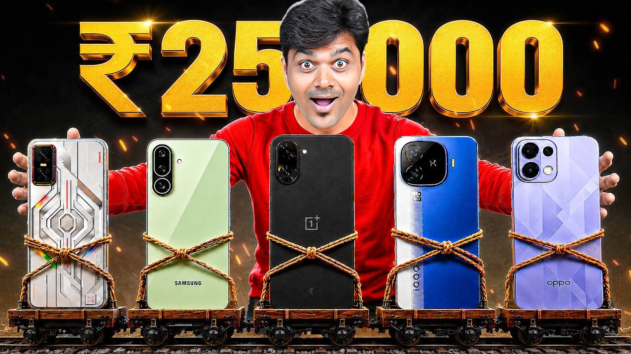 🥳Don't Miss these Top 5+ Best Phones Under ₹25,000 (June 2026)👑