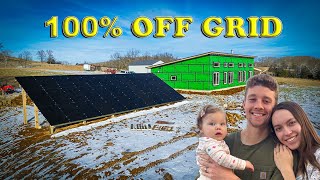 Off-grid solar array