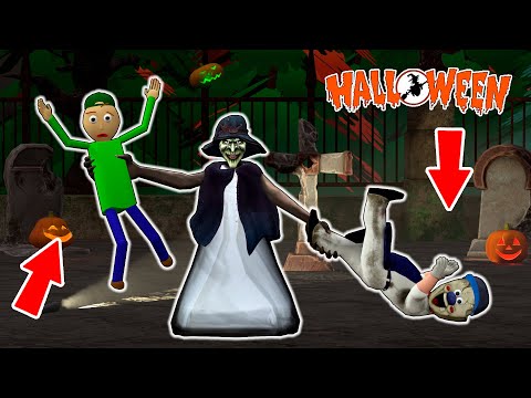 Granny Witch vs Baldi vs Ice Scream - Halloween - funny horror school animation (p.12)