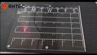 Co2 Laser Engraving machine for Large Format Transparent Acrylic Laser Marking.#laserengraving