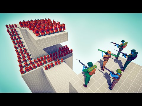 VIETNAM ARMY SOLDIER vs 100x UNITS - Totally Accurate Battle Simulator TABS