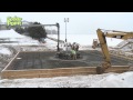 WindSeeker Foundation Concrete Pour Jan 14 2011