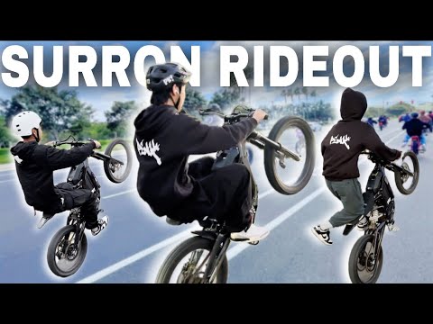 HUGE SURRON TAKEOVER - Karens+Security VS Bikers