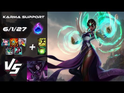 SUPPORT Karma vs Morgana - NA Challenger Patch 25.S2.7