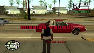 GTA San Andreas - Running Dog - Big Smoke Mission 2 - CJ is too fat!