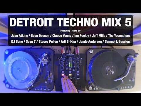 Detroit Techno Mix 5 | With Tracklist | Vinyl Mix