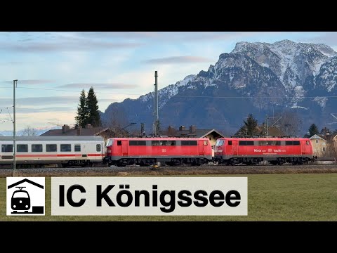 Der IC Königssee auf dem Weg nach Berchtesgaden (feat. BR 111)