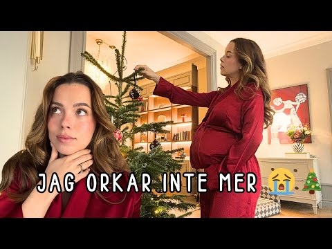Gravid i v.34… och JULPYNTA LÄGENHETEN!!😭🎄