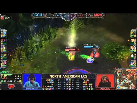 MRN MegaZero 1v1's Zion Spartan's Fizz on Akali