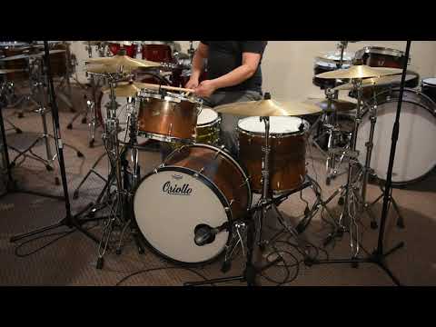 Oriollo Bakar Spun Copper Drums, Joyful Noise Luminary Snare