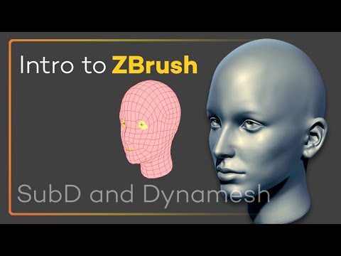 Intro to ZBrush 007 - Subdivisions and Dynamesh! Get the most out of your geo while you create!!