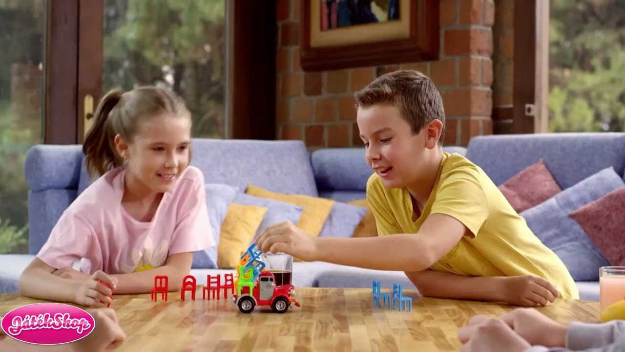 Pick-Up Pete székpakolós társasjáték videó